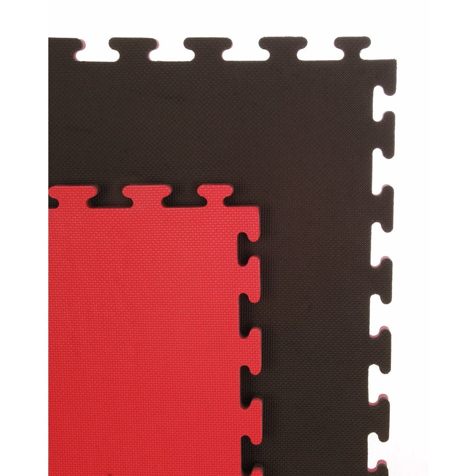 20mm Premium Standard Red and Black 1m x 1m reversible jigsaw mats (bulk discounts available)