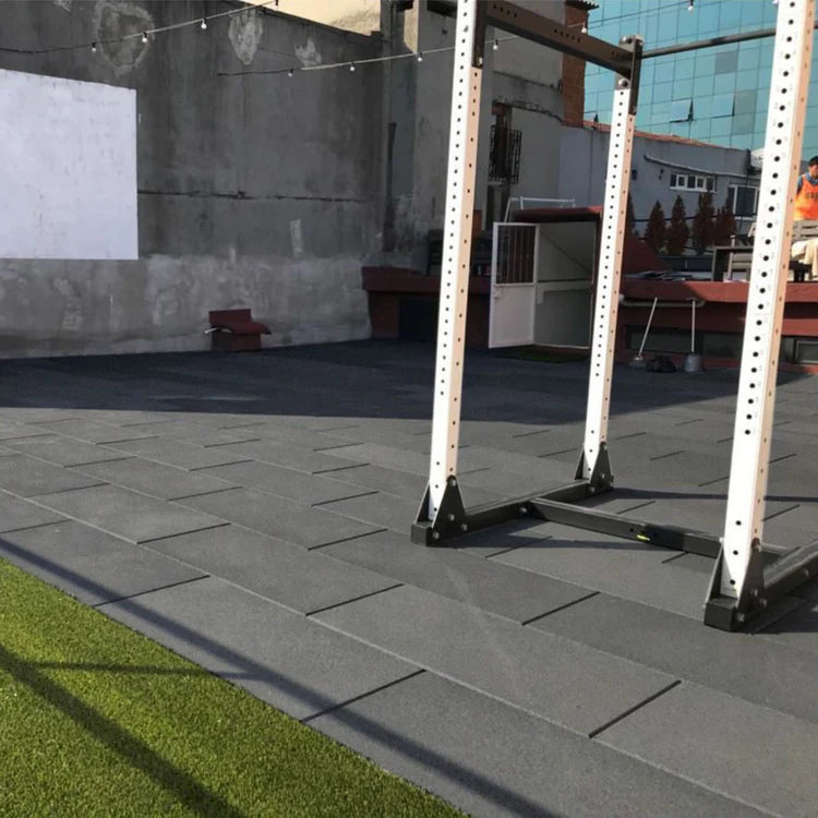 13m2 single garage package, BeFit Flatline Grey Rubber Gym Flooring