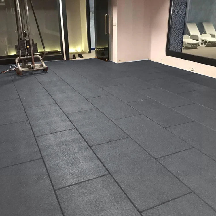 13m2 single garage package, BeFit Flatline Grey Rubber Gym Flooring