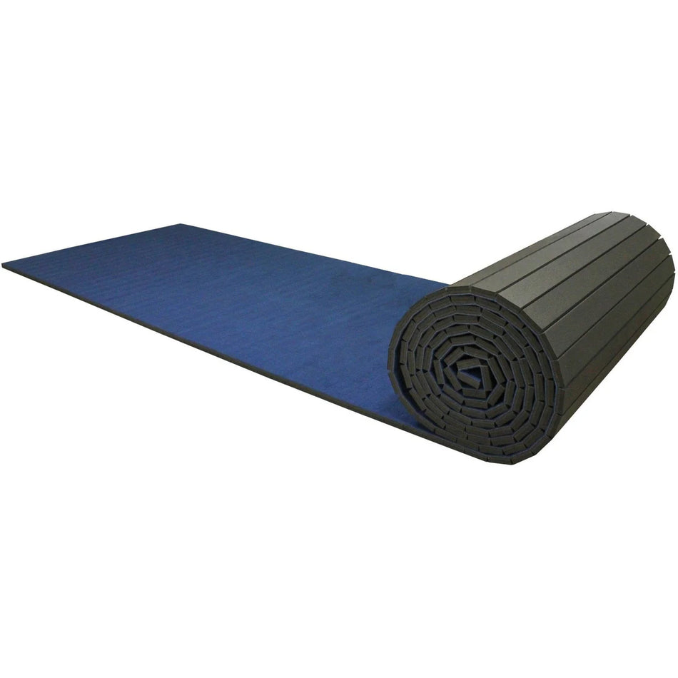 6 metre Cannons UK Rollaway Gymnastics Wrestling Martial Arts Mat Carpet Top Blue or Black