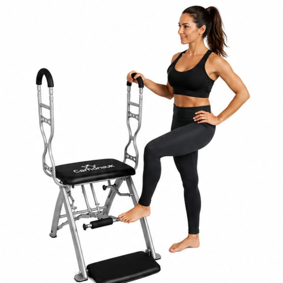 Pilates Chair – Heavy Duty Steel Frame | Adjustable Resistance | Home & Studio Use