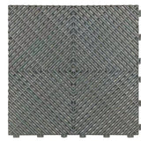 UltraLock™ Vented PP Garage Tiles | Heavy Duty Interlocking Garage Flooring | 400 x 400 x 18mm